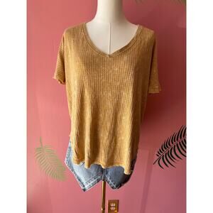 Nu Vintage Waffle Tee, NWOT Size Small